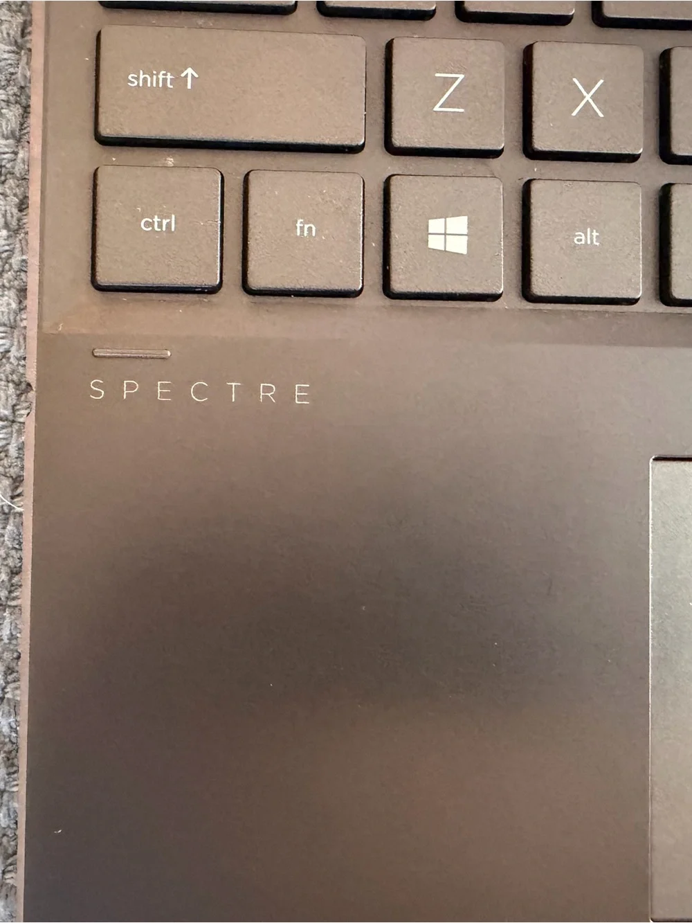 HP Spectre x360 Convertible 15-df1xxx Rose gold and grey Touchscreen Laptop